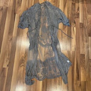 Light grey kimono/cover up